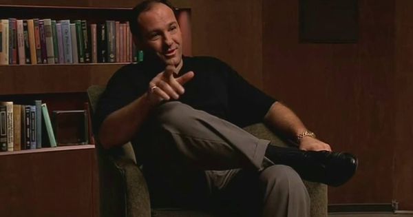 Foto: Imagen de la primera sesión de Tony Soprano en la consulta de la Dra. Melfi. (HBO)