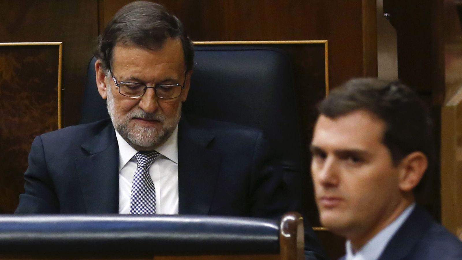 Foto: Mariano Rajoy y Albert Rivera en el Congreso, el pasado 2 de marzo. (Reuters)