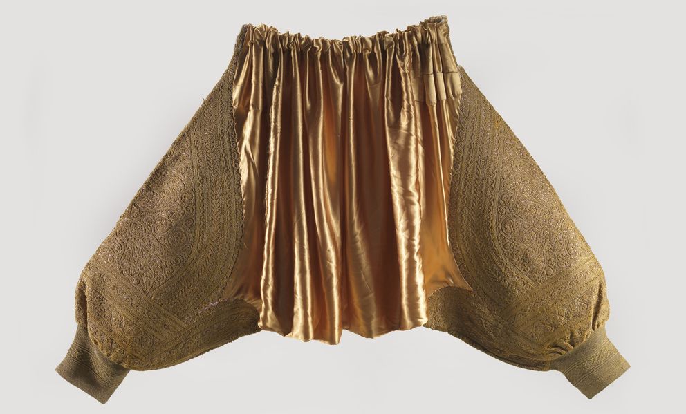 Pantalones de mujer de finales del XIX, en Túnez.
