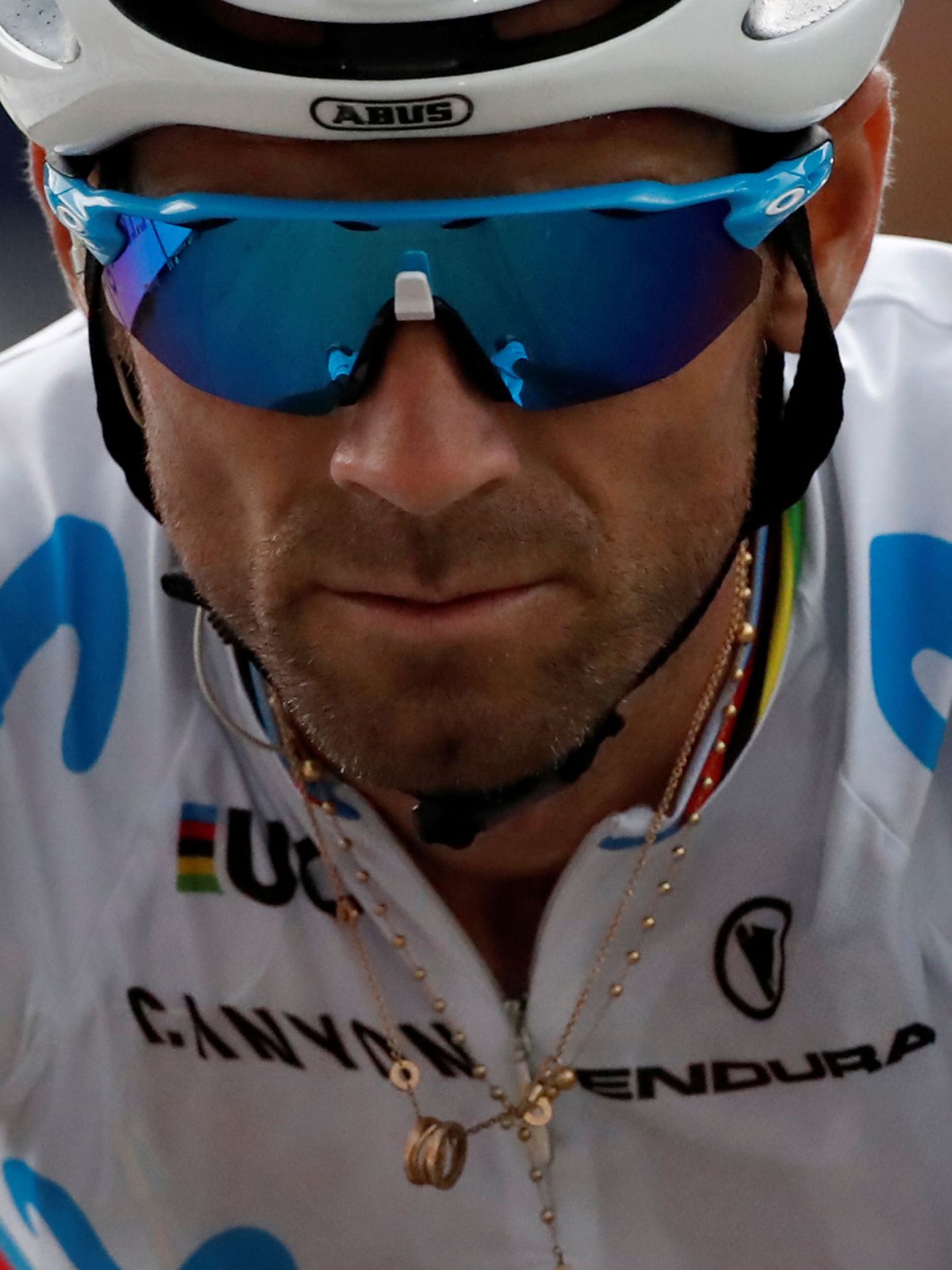 Alejandro Valverde cruza la meta de Val Thorens, la penúltima etapa del pasado Tour. (EFE)