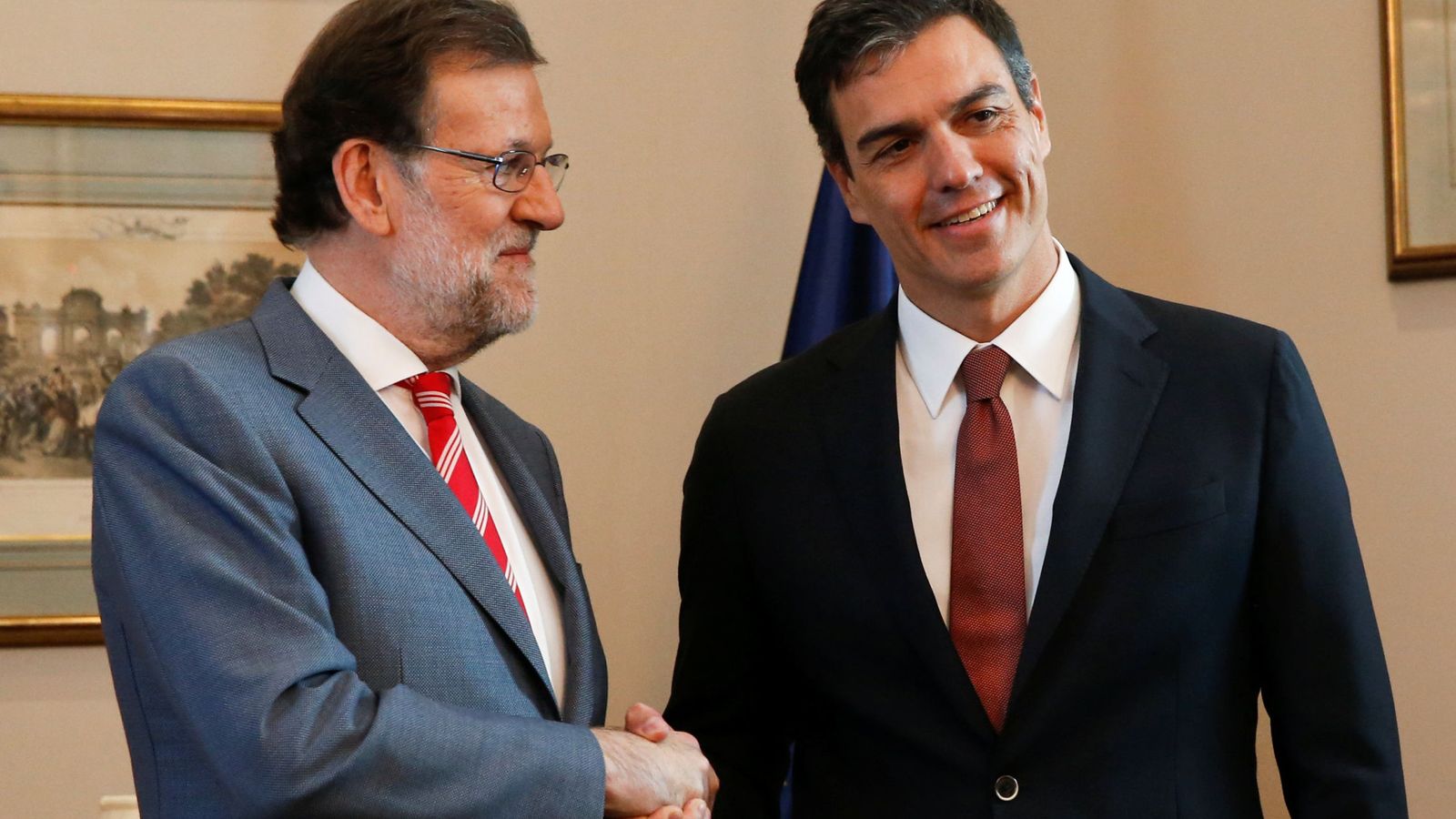 Foto: Mariano Rajoy y Pedro Sánchez en su última reunión. (Reuters)