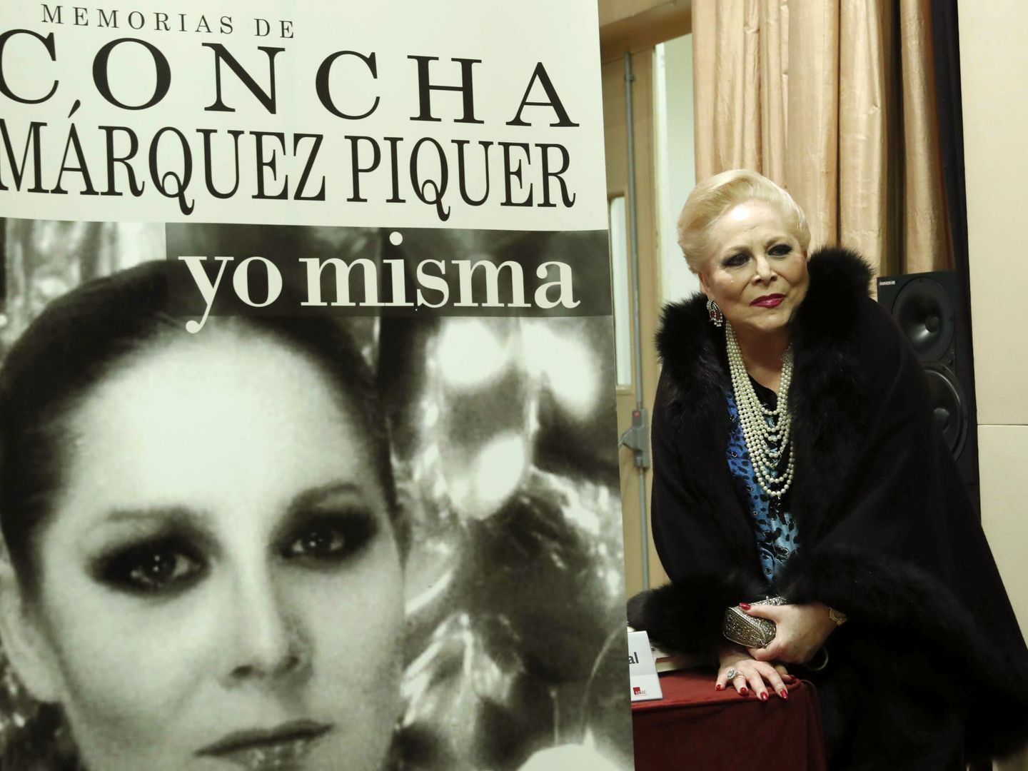 Concha Márquez Piquer, en la presentación de su autobiografía en 2017. (EFE)