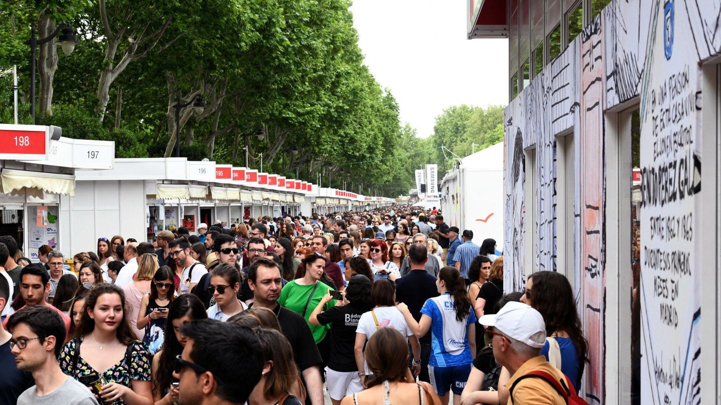 La Feria del Libro de Madrid, en mayo de 2019 (EFE)