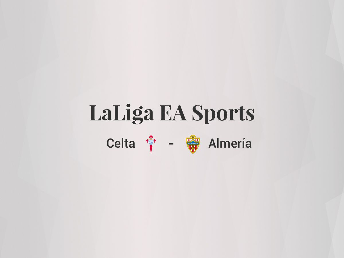 Foto: Resultados Celta - Almería de LaLiga EA Sports (C.C./Diseño EC)