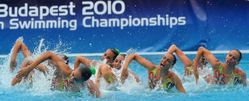 Foto: España completa la natación sincronizada con su cuarta medalla de plata