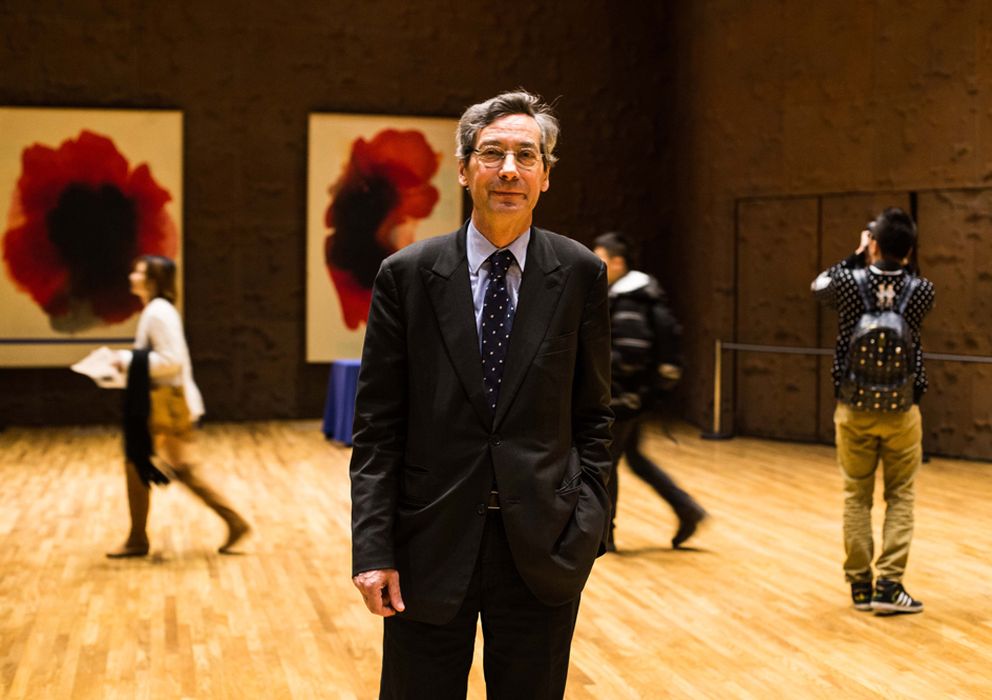 Foto: El comisario y consultor cultural Alfred Pacquement, en CaixaForum de Madrid.