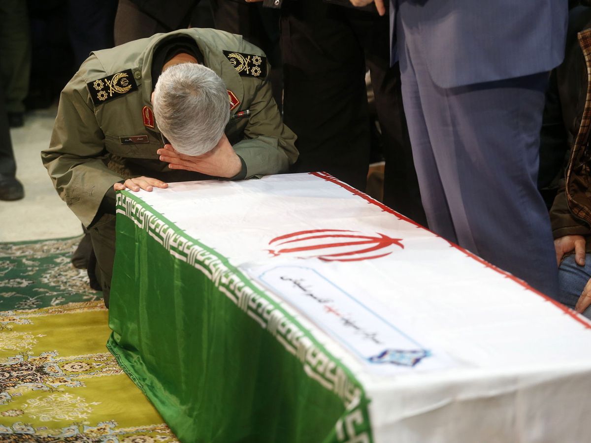 Foto: Funeral de Qasem Soleimani en Irán. (EFE)