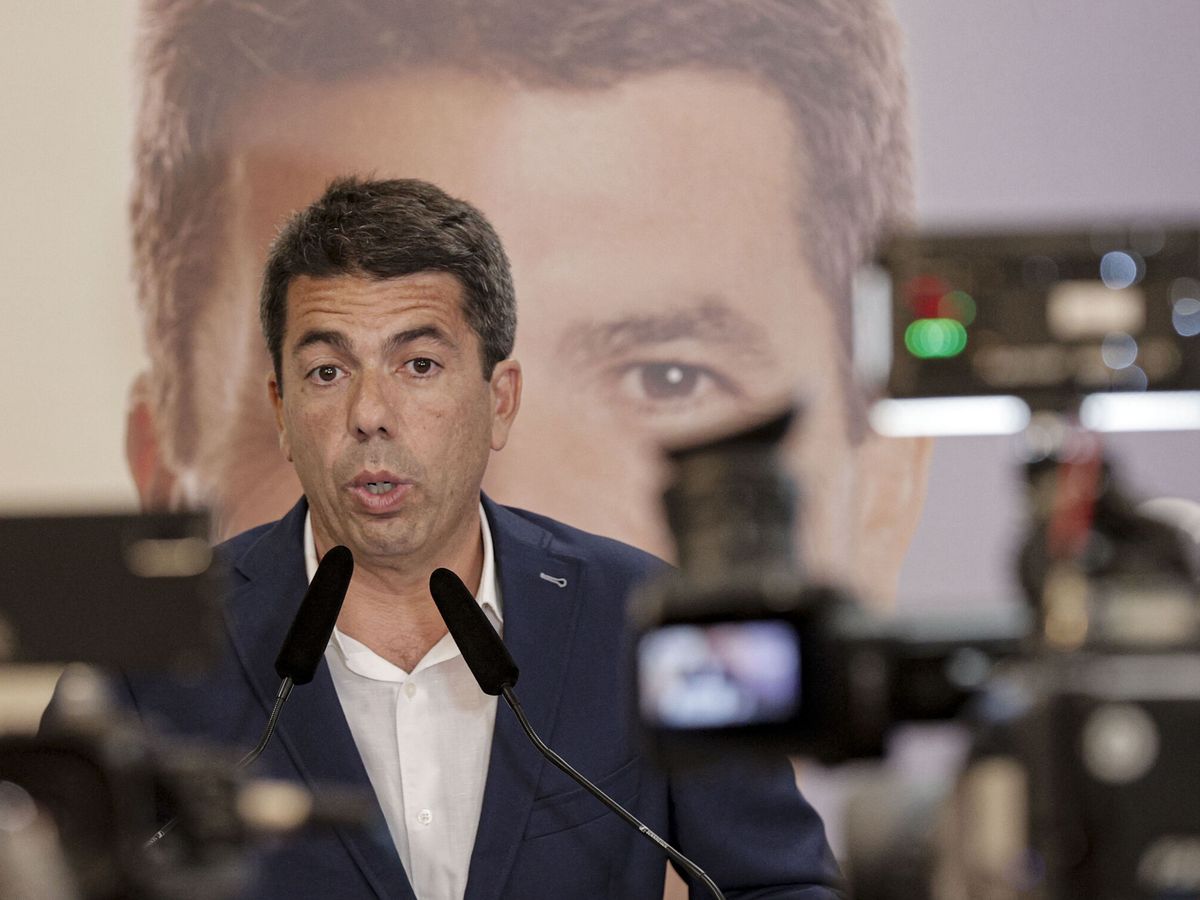 Foto: Carlos Mazón, candidato del PP a la presidencia de la Generalitat. (EFE/Manuel Bruque) 