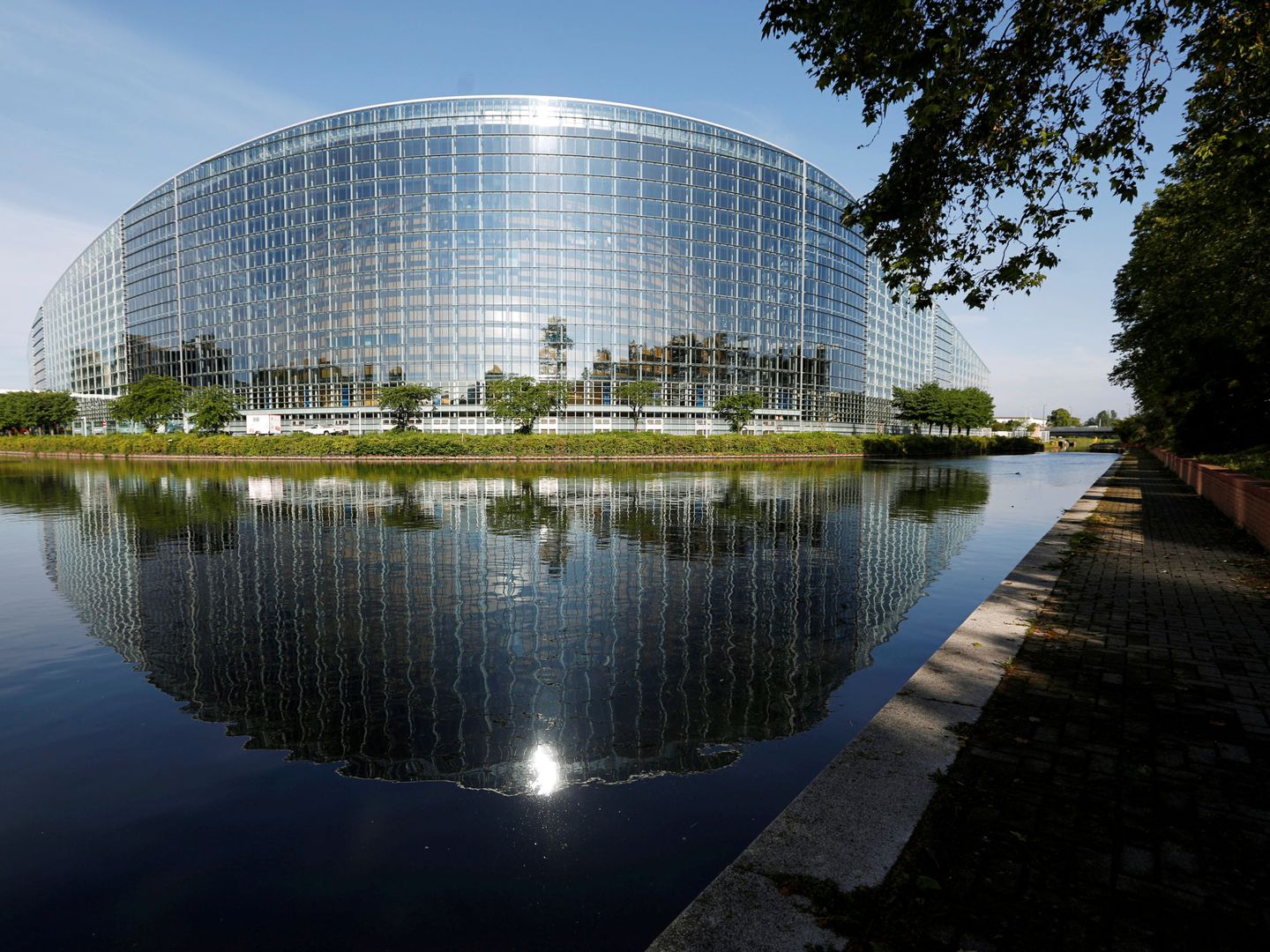 Edificio del Parlamento Europeo en Estrasburgo. (Reuters)