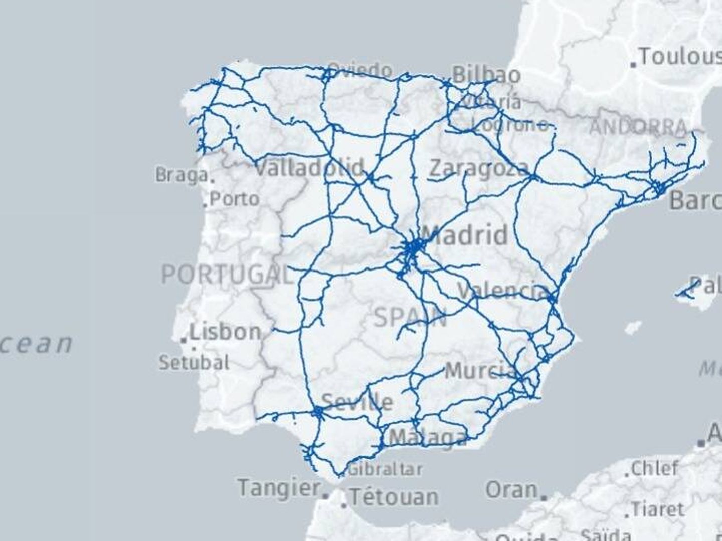 En más de 28.000 kilómetros de autovías y autopistas de España se puede usar el BlueCruise.