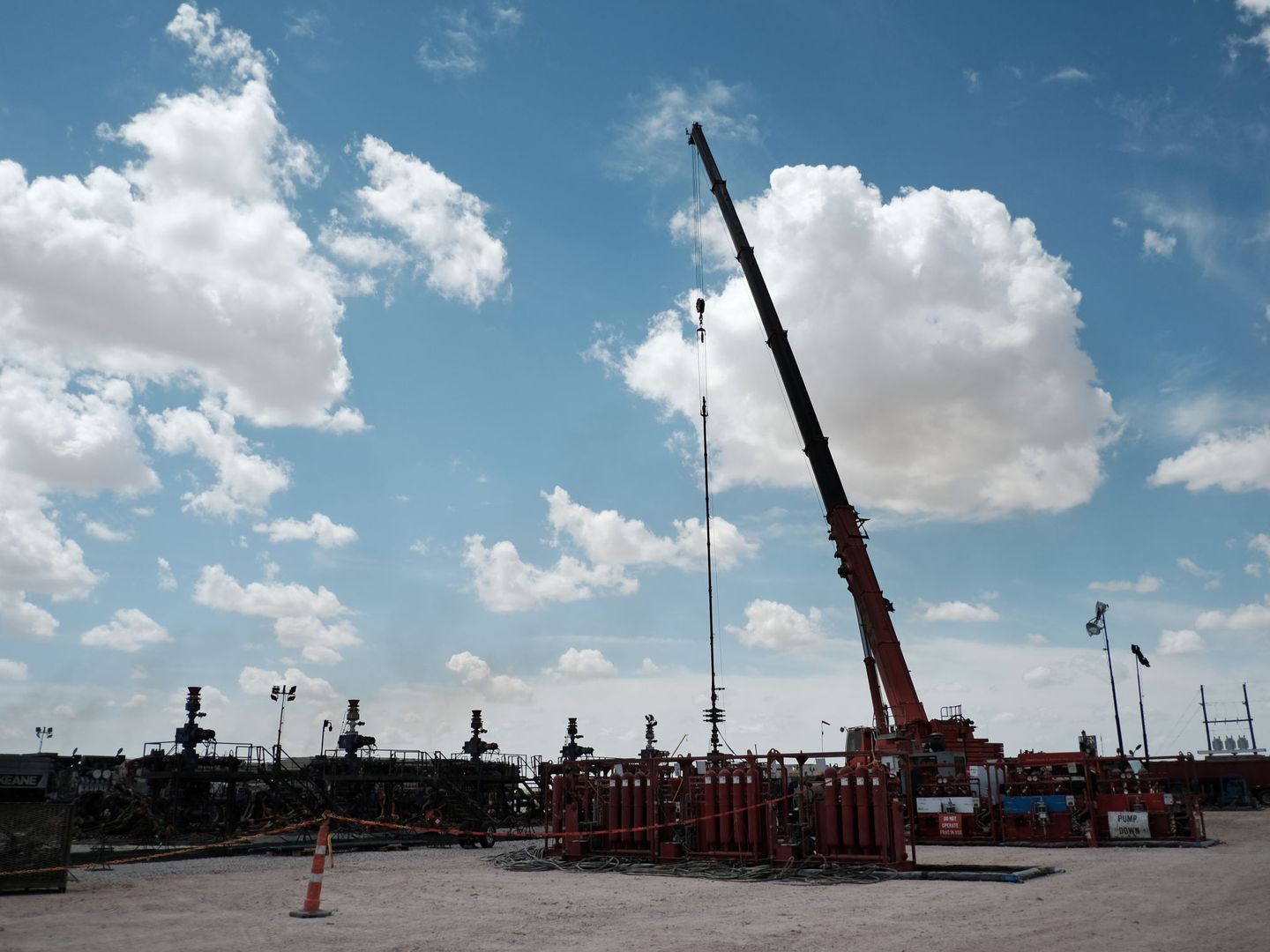 Producción de 'fracking' en Midland, Texas. (Reuters)