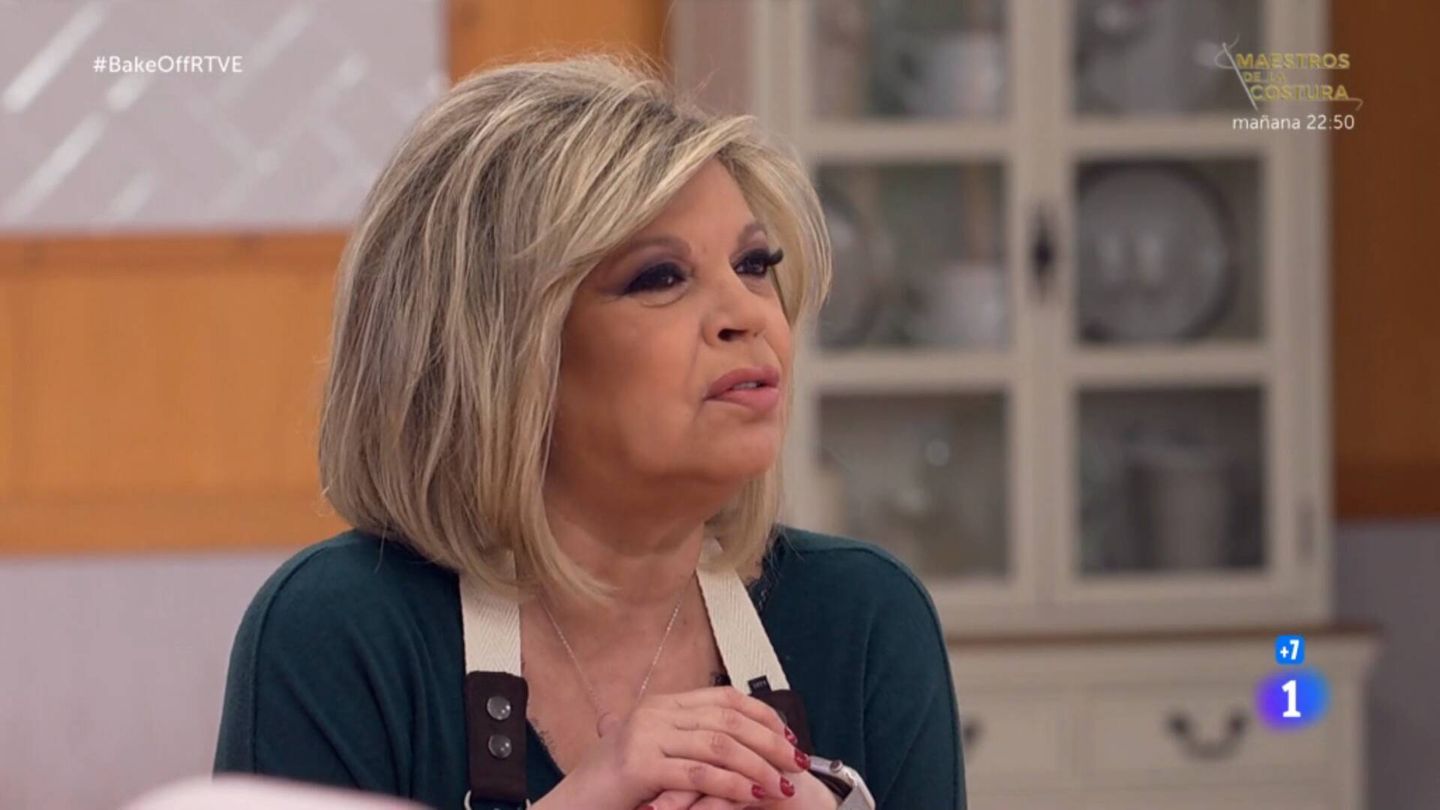 Terelu Campos se sincera en 'Bake off: famosos al horno'. (RTVE)