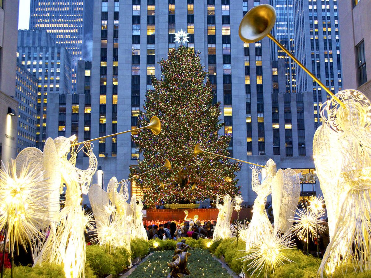 Foto: Árbol de Navidad del Rockefeller Center, en Nueva York (iStock)