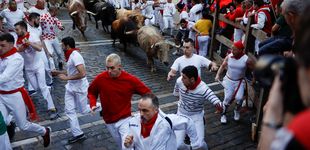 Post de Primer encierro de San Fermín 2022 del 7 de julio: carrera limpia, rápida y sin heridos graves