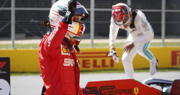 Foto: Vettel pudo batir a los temidos Mercedes. (EFE)