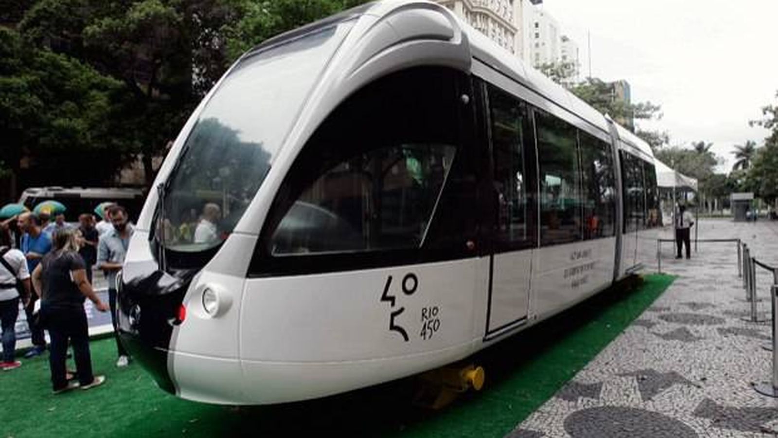 Foto: El nuevo VLT o tren ligero de Río de Janeiro