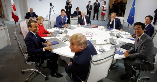 Foto: Reunión del G-7 en Biarritz. (Reuters)