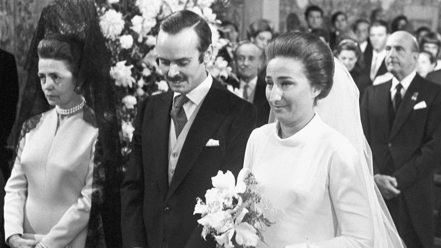 La boda de la infanta Margarita y Carlos Zurita. (Getty)