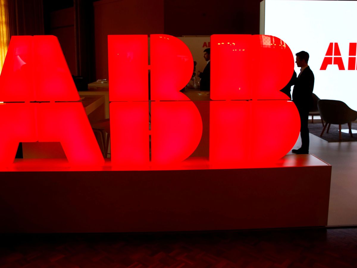 Foto: logo de ABB (Reuters)