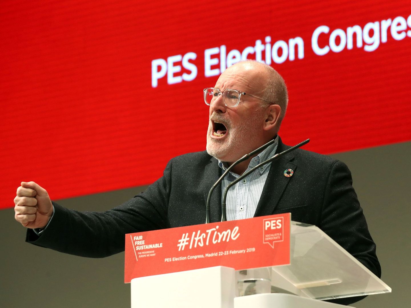 Frans Timmermans, vicepresidente de la Comisión Europea y candidato socialista. (EFE)