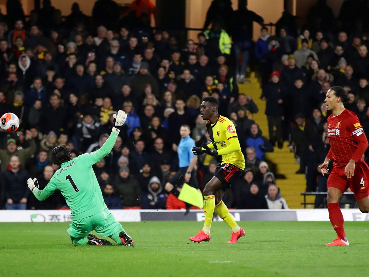 Foto: El segundo gol del Watford, el segundo de Ismaila Sarr. (Reuters)
