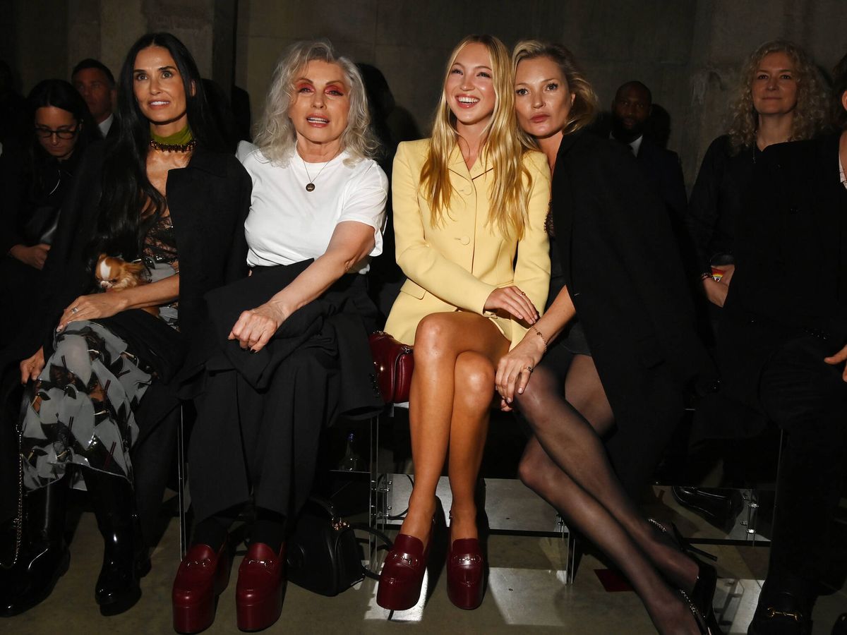Foto: Kate Moss, Lila Moss, Debbie Harry y Demi Moore. (Getty Images)