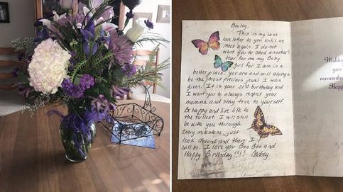 Esta chica recibe cada cumpleaños un ramo de flores y una carta de su padre fallecido