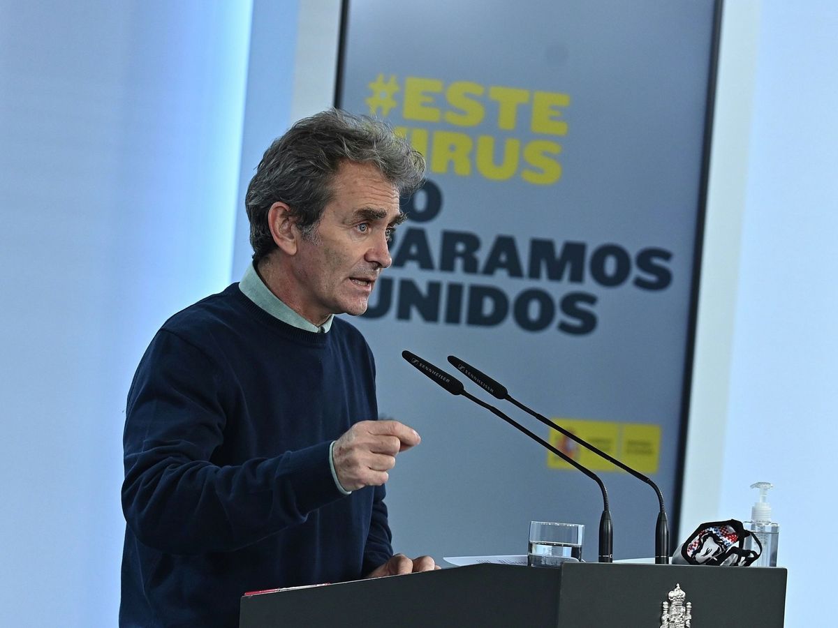 Foto: Fernando Simón, durante la rueda de prensa del pasado 3 de noviembre. (EFE)