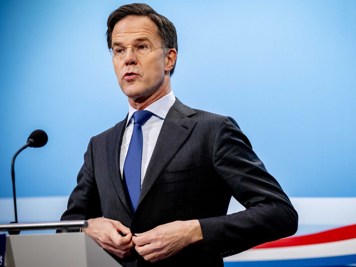 Foto: El primer ministro de Países Bajos, Mark Rutte. (EFE/EPA/Robin Utrecht)
