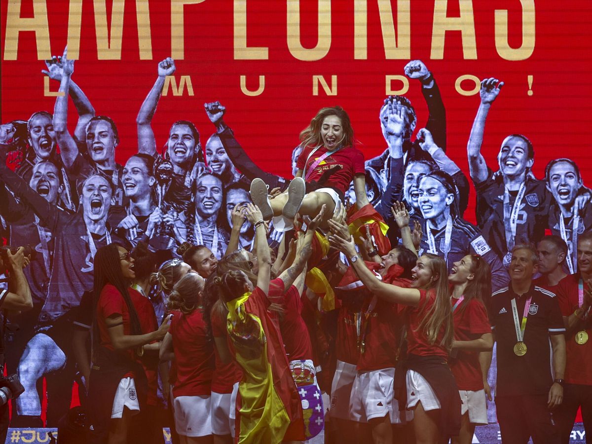 Foto: La fiesta tras ganar el Mundial. (EFE/Rodrigo Jiménez)