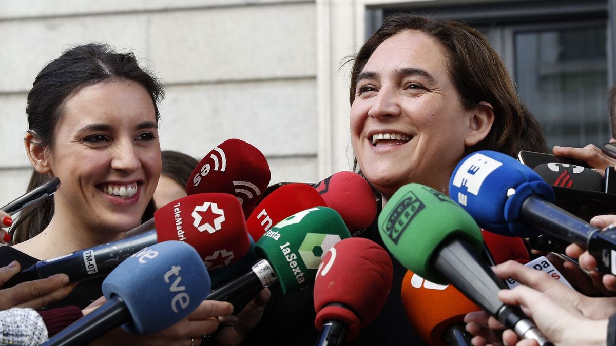 Iglesias: "Podría ser bonito: la presidenta de España, Montero, y la de Cataluña, Colau"