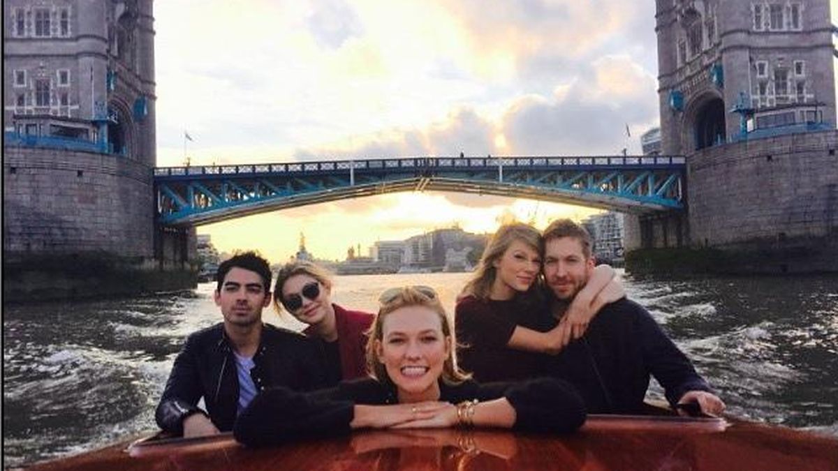 Taylor Swift y Calvin Harris, escapada a Londres con amigos