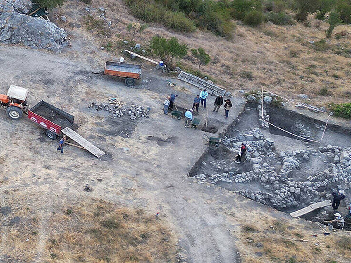 Foto: Excavación en Hattusa donde se ha encontrado la tablilla en kalasma (Andreas Schachner / Instituto Arqueológico Alemán)