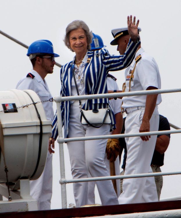 Foto: La reina Sofía en la regata Almirante Rodríguez-Toubes. (EFE)