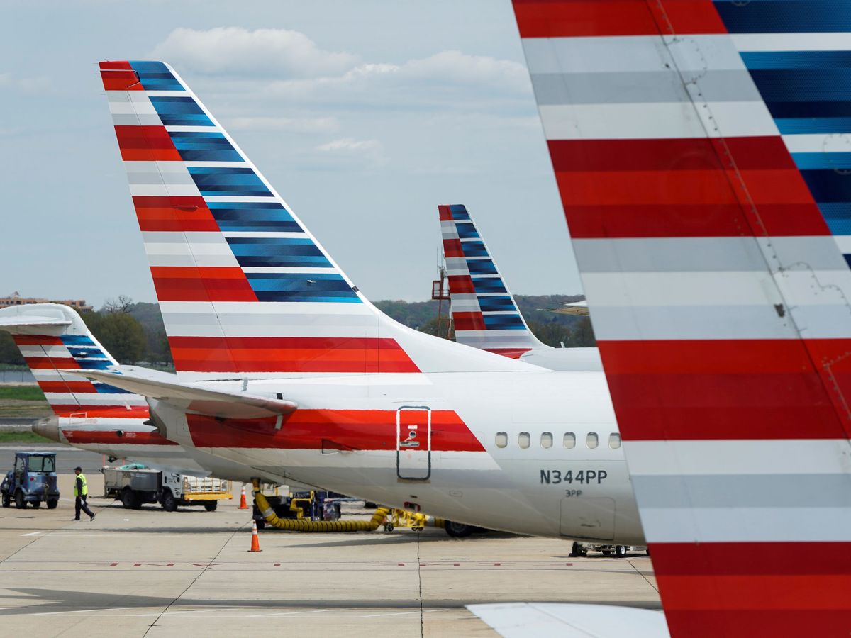 Foto: Flota de aviones de American Airlines parada por la pandemia. (Reuters)