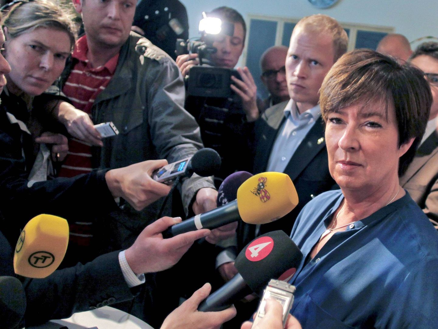 La líder del Partido Socialdemócrata en 2010, Mona Sahlin. (EFE/Niklas Larsson)