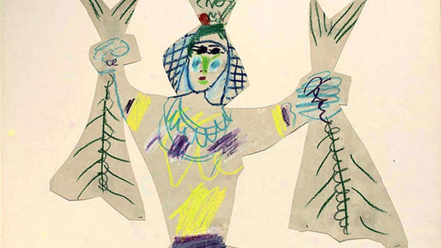 'La Chumbera', el dibujo de Pablo Picasso que vendió Lucía Bosé. (EFE)