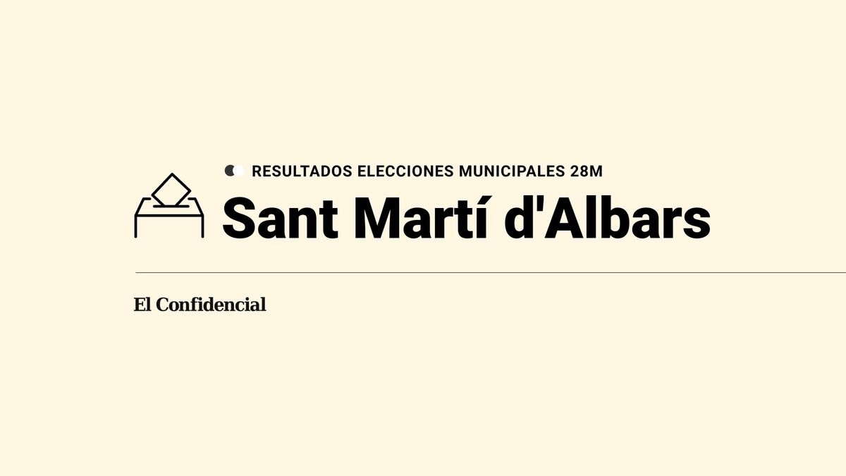 Escrutinio y ganador en Sant Martí d'Albars: resultados de las elecciones municipales de 2023