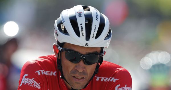 Foto: Contador tiene ahora la victoria parcial entre ceja y ceja. (EFE)