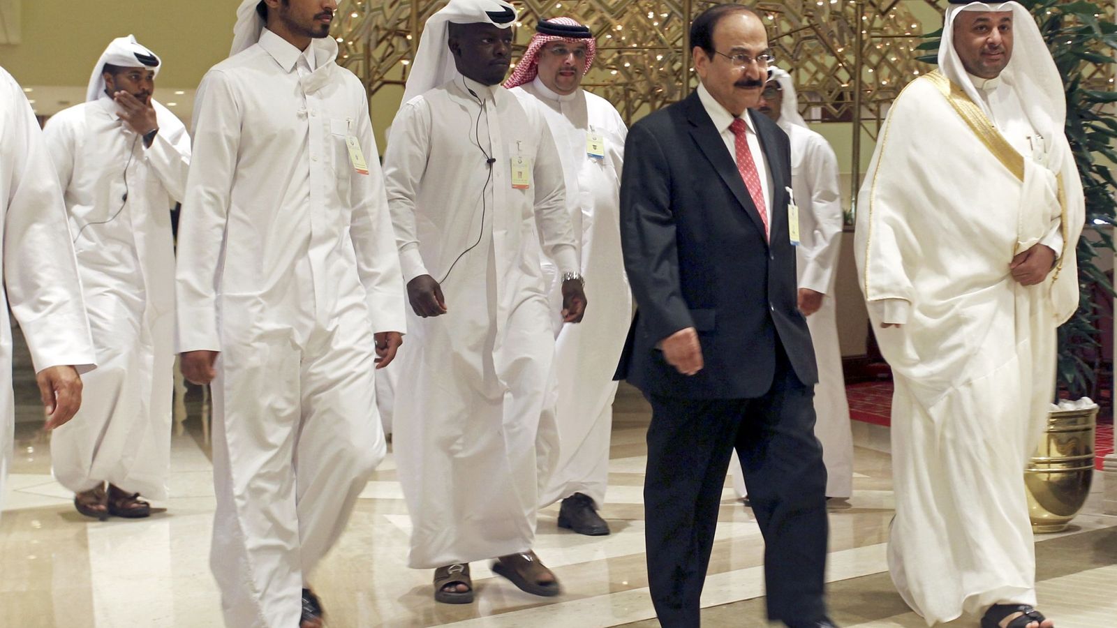 Foto: Miembros de la OPEP en Doha (Reuters)