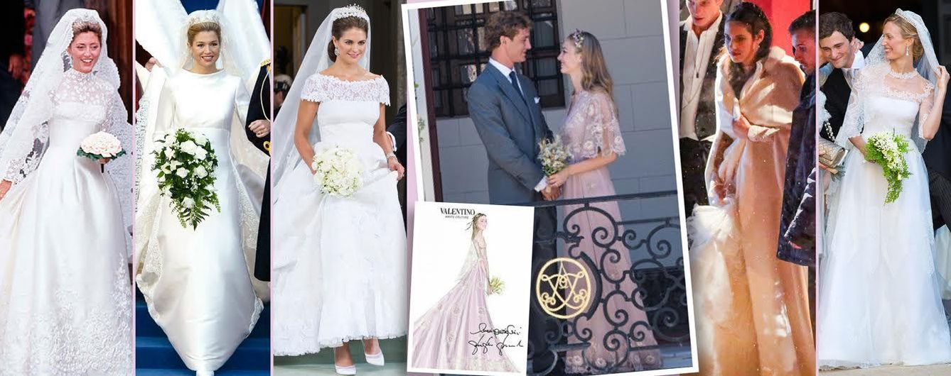 Marie-Chantal, Máxima o Beatrice: Valentino se corona el costurero nupcial  de la realeza