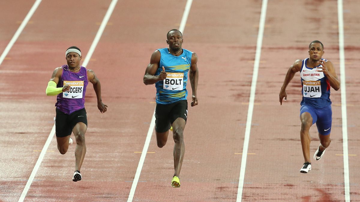 Bolt regresa con una marca de 9,87 en la Diamond League de Londres