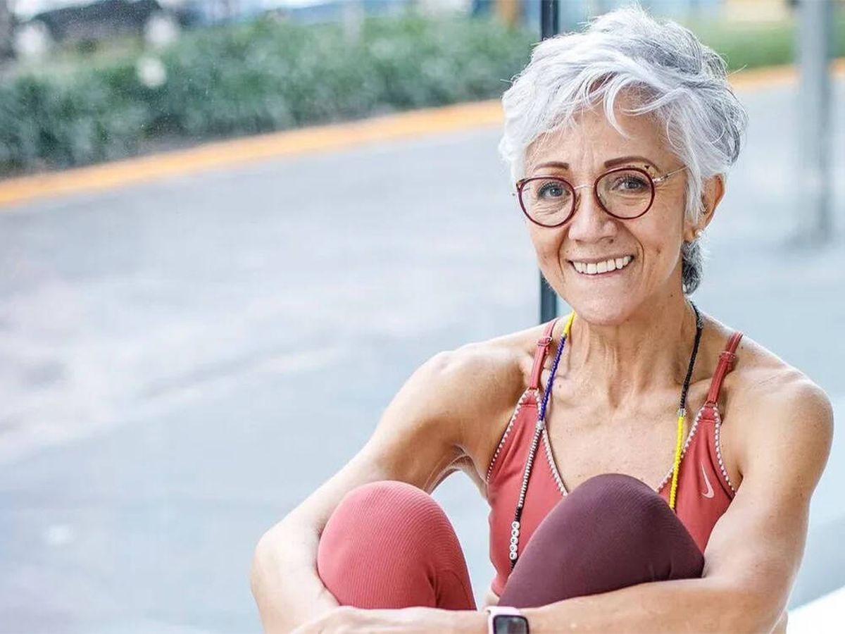 Foto: "Nonna", la abuela fitness de 62 años que cambió de vida y ha corrido siete maratones (Instagram @lanonnafit)