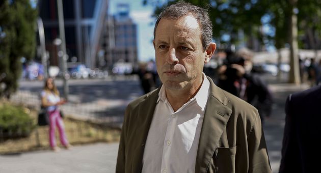 Sandro Rosell, en los juzgados de Madrid, el pasado otoño. (EFE/Rodrigo Jiménez) 