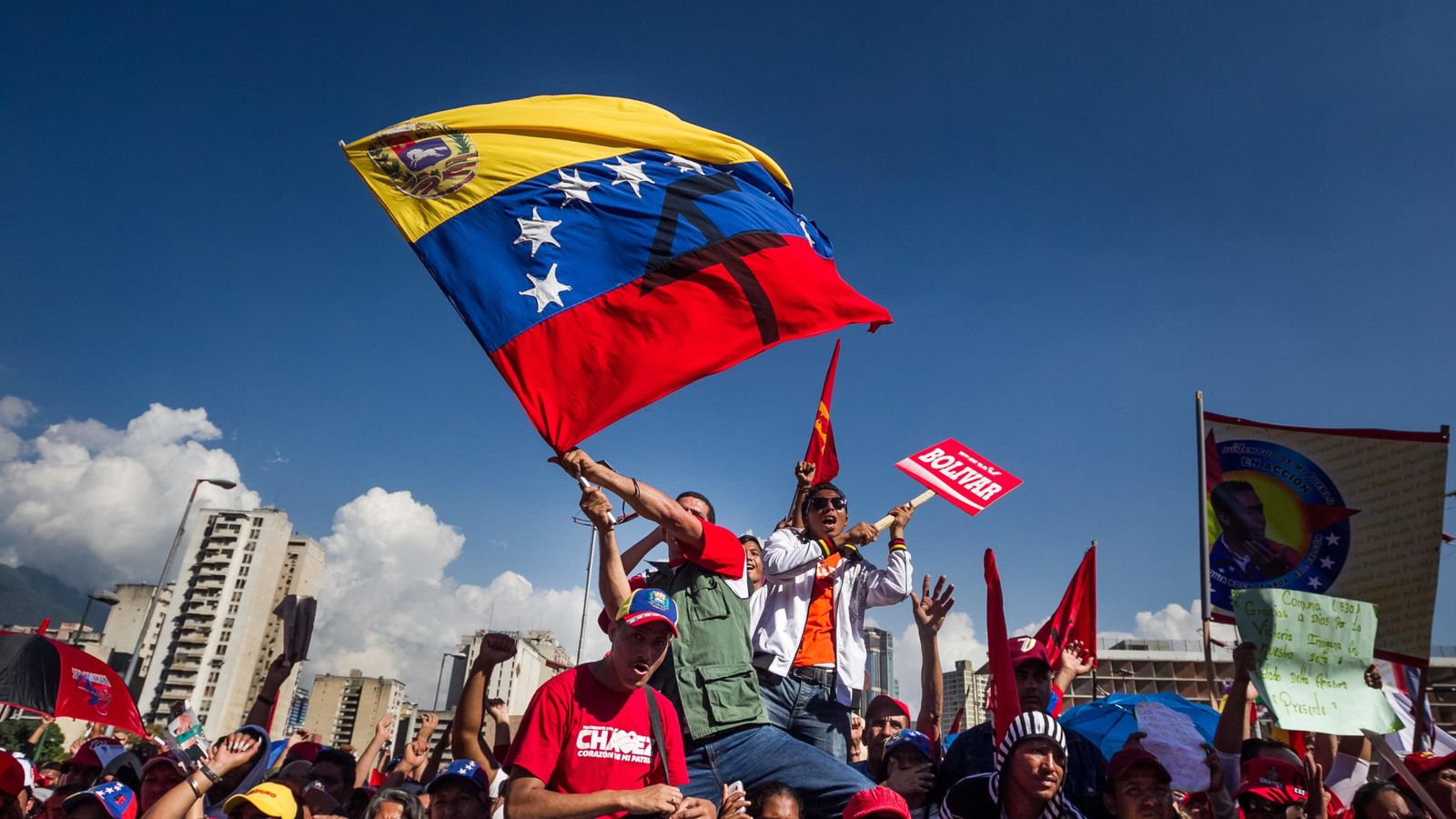 Foto: Manifestación en Venezuela. (Efe)
