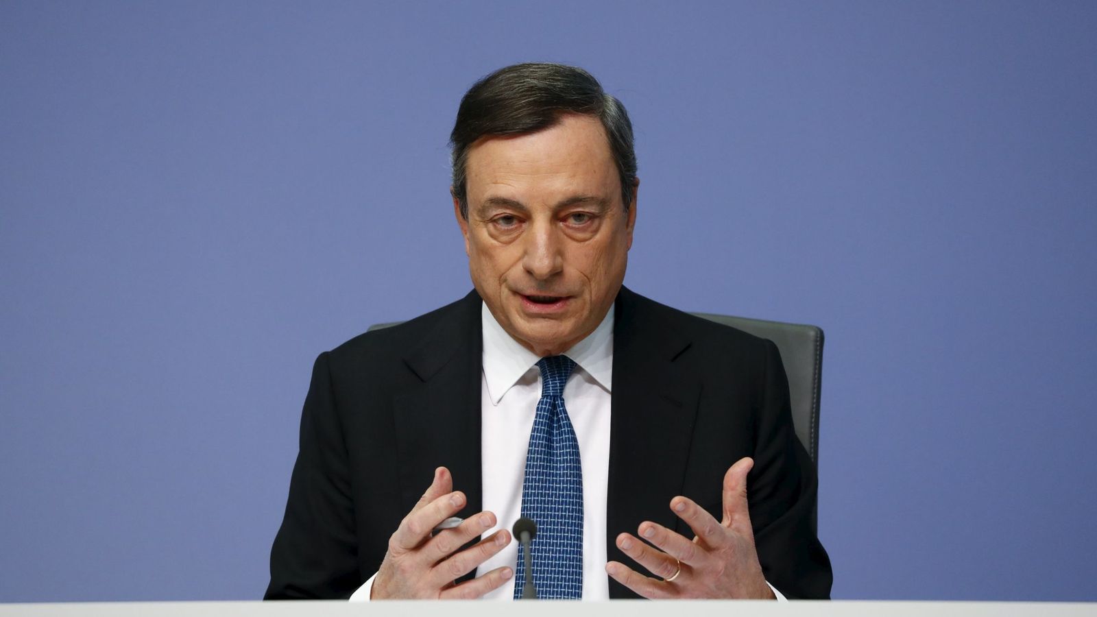 Foto: Foto de archivo del presidente del BCE, Mario Draghi. (Reuters)