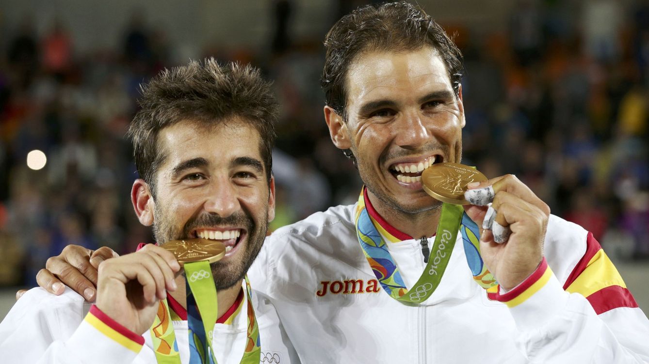 Foto: Marc López y Rafa Nadal logran el oro en dobles en Río 2016