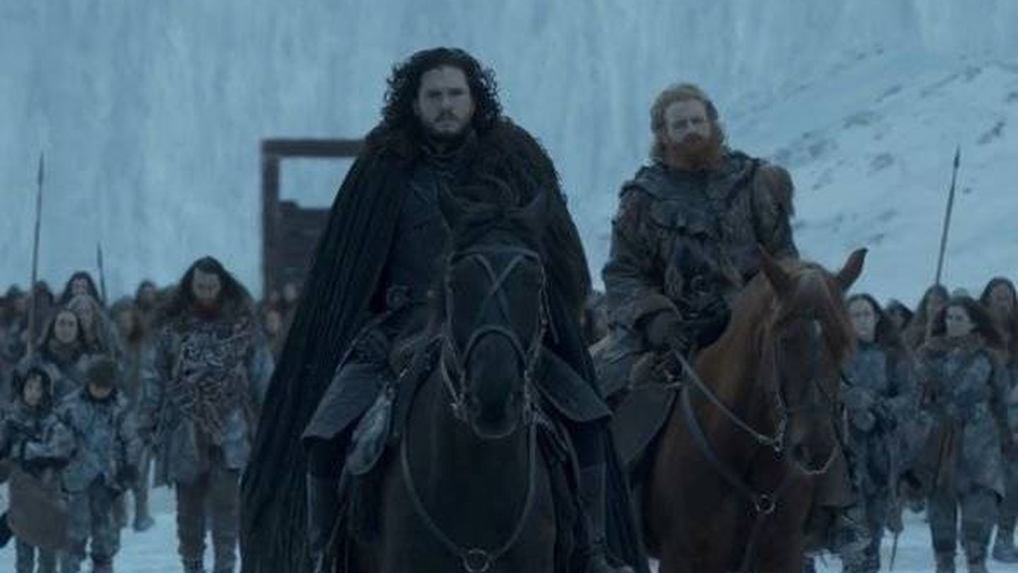 Jon Snow, junto a los salvajes en 'Juego de tronos'. (HBO)