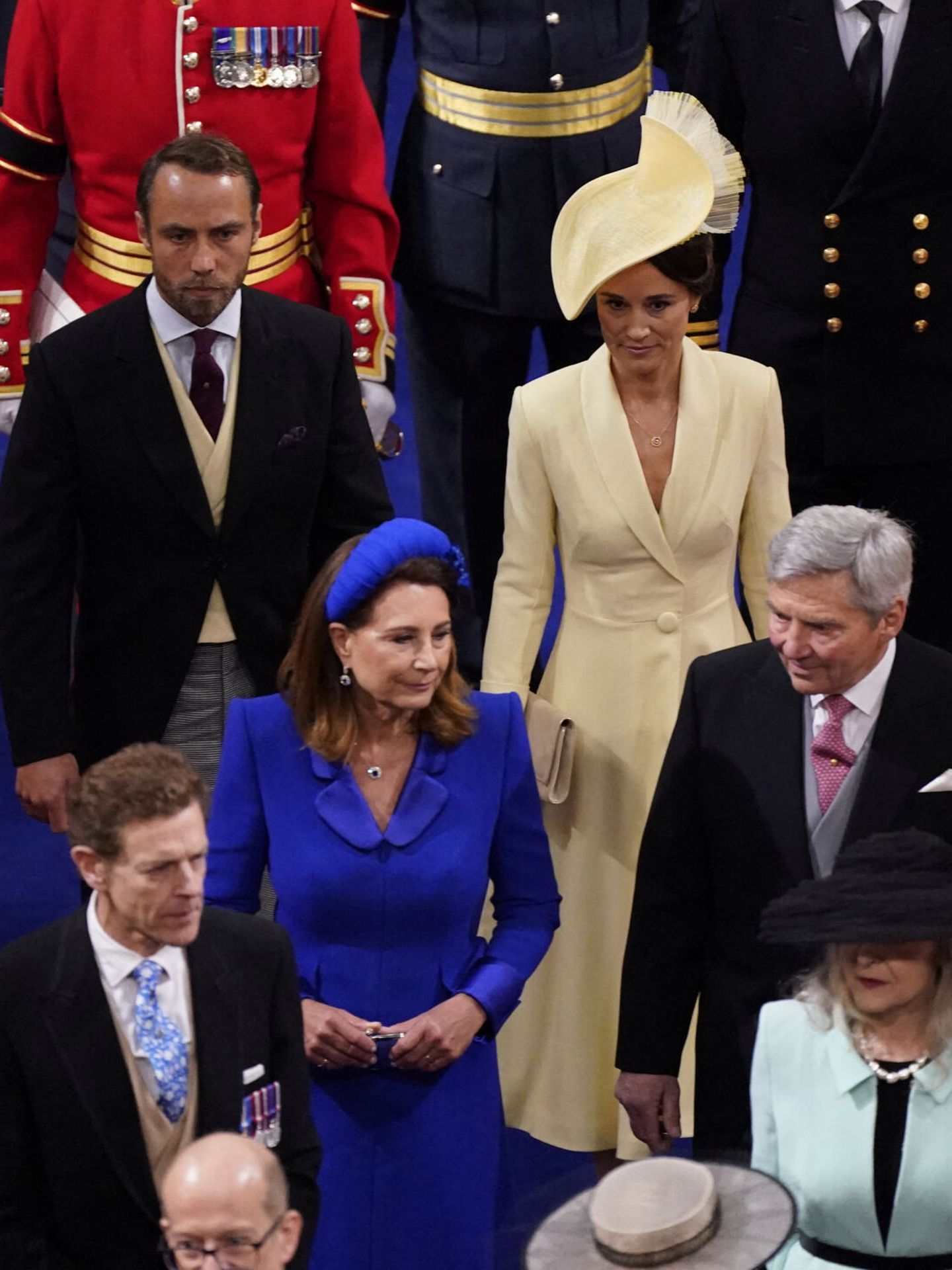 Los padres y hermanos de Kate Middleton. (Andrew Matthews Pool via REUTERS)