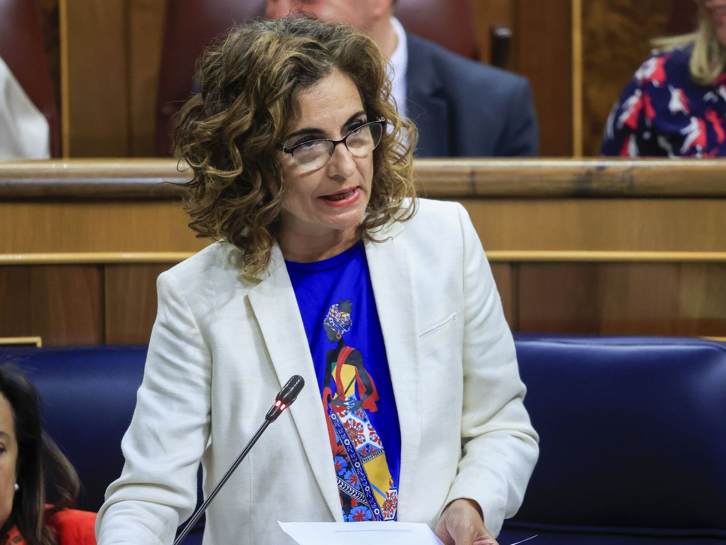 La ministra de Hacienda, María Jesús Montero. (EFE/Zipi Aragón)